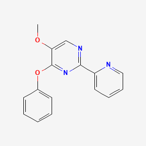 5-Methoxy-4-phenoxy-2-(2-pyridinyl)pyrimidine