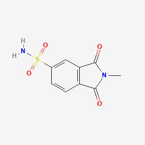 2-methyl-1,3-dioxo-2,3-dihydro-1H-isoindole-5-sulfonamide