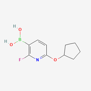 6-(Cyclopentyloxy)-2-fluoropyridine-3-boronic acid