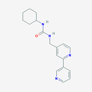 1-([2,3'-Bipyridin]-4-ylmethyl)-3-cyclohexylurea