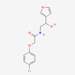 2-(4-chlorophenoxy)-N-(2-(furan-3-yl)-2-hydroxyethyl)acetamide