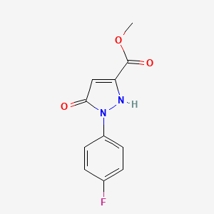 methyl 1-(4-fluorophenyl)-5-hydroxy-1H-pyrazole-3-carboxylate