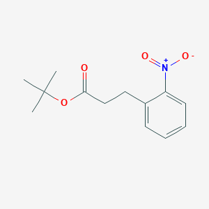 molecular formula C13H17NO4 B2548712 Tert-butyl 3-(2-nitrophenyl)propanoate CAS No. 2445792-55-0