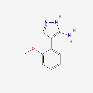 4-(2-methoxyphenyl)-1H-pyrazol-5-amine