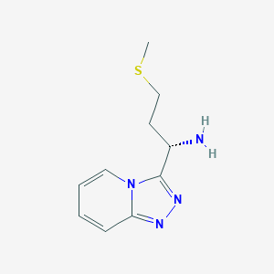 (1S)-3-(methylsulfanyl)-1-([1,2,4]triazolo[4,3-a]pyridin-3-yl)propan-1-amine