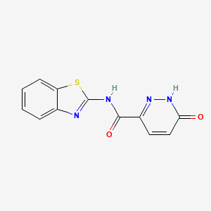 N-(1,3-benzothiazol-2-yl)-6-oxo-1H-pyridazine-3-carboxamide