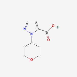 1-(oxan-4-yl)-1H-pyrazole-5-carboxylic acid