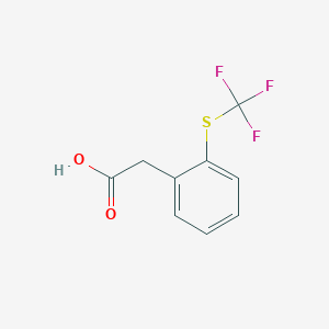 2-(Trifluoromethylthio)phenylacetic acid