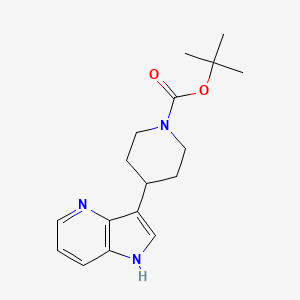 molecular formula C17H23N3O2 B2548828 tert-butyl 4-{1H-pyrrolo[3,2-b]pyridin-3-yl}piperidine-1-carboxylate CAS No. 1116136-42-5