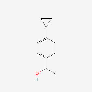 molecular formula C11H14O B2548831 1-(4-环丙基苯基)乙醇 CAS No. 40641-97-2