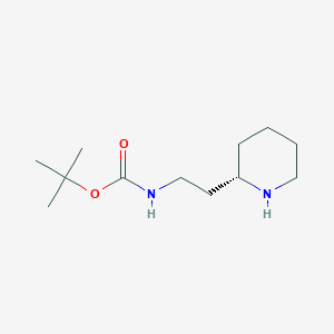 tert-butyl N-[2-[(2S)-piperidin-2-yl]ethyl]carbamate