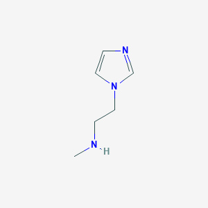 molecular formula C6H11N3 B2548872 2-(1H-Imidazol-1-yl)-N-methylethanamine CAS No. 106891-44-5