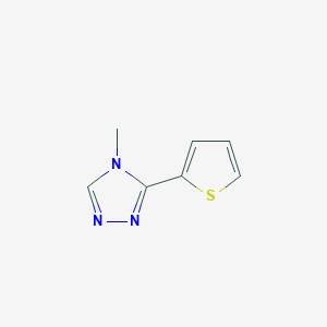 4-methyl-3-(thiophen-2-yl)-4H-1,2,4-triazole