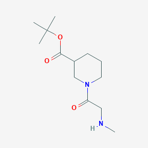 molecular formula C13H24N2O3 B2548897 Tert-butyl 1-[2-(methylamino)acetyl]piperidine-3-carboxylate CAS No. 2248340-61-4