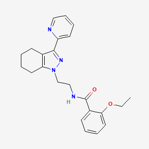 2-ethoxy-N-(2-(3-(pyridin-2-yl)-4,5,6,7-tetrahydro-1H-indazol-1-yl)ethyl)benzamide