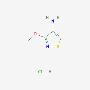 3-Methoxy-1,2-thiazol-4-amine hydrochloride