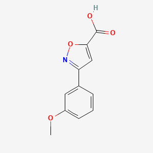 3-(3-Methoxyphenyl)isoxazole-5-carboxylic acid