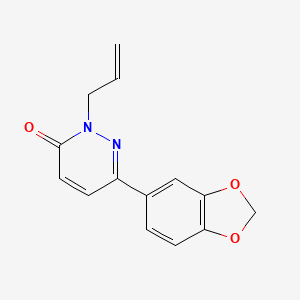 2-allyl-6-(benzo[d][1,3]dioxol-5-yl)pyridazin-3(2H)-one