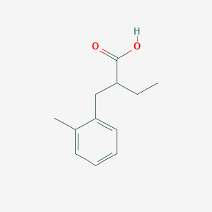 2-[(2-Methylphenyl)methyl]butanoic acid