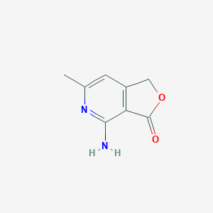molecular formula C8H8N2O2 B2548975 4-Amino-6-methylfuro[3,4-c]pyridin-3(1h)-one CAS No. 108129-37-9