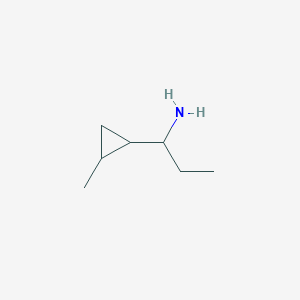 1-(2-Methylcyclopropyl)propan-1-amine