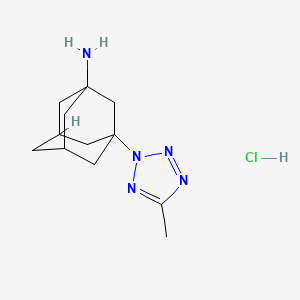 (1r,3s,5R,7S)-3-(5-methyl-2H-tetrazol-2-yl)adamantan-1-amine hydrochloride