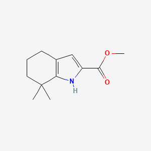 molecular formula C12H17NO2 B2549017 7,7-二甲基-1,4,5,6-四氢吲哚-2-甲酸甲酯 CAS No. 2120341-46-8