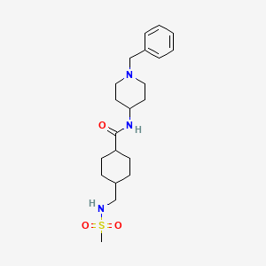 N-(1-benzylpiperidin-4-yl)-4-(methylsulfonamidomethyl)cyclohexanecarboxamide