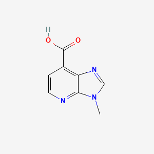 molecular formula C8H7N3O2 B2549034 3-甲基-3H-咪唑并[4,5-b]吡啶-7-羧酸 CAS No. 78316-22-0