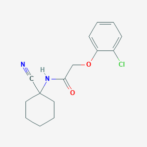 2-(2-chlorophenoxy)-N-(1-cyanocyclohexyl)acetamide