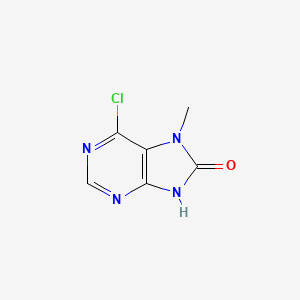 molecular formula C6H5ClN4O B2549041 6-Chloro-7-methyl-7H-purin-8(9H)-one CAS No. 1226804-17-6