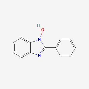 molecular formula C13H10N2O B2549058 1-Hydroxy-2-phenylbenzimidazole CAS No. 5496-07-1