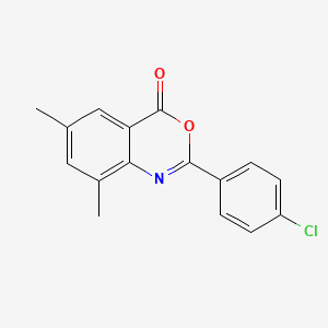 2-(4-chlorophenyl)-6,8-dimethyl-4H-3,1-benzoxazin-4-one