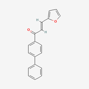 (2E)-1-{[1,1'-biphenyl]-4-yl}-3-(furan-2-yl)prop-2-en-1-one