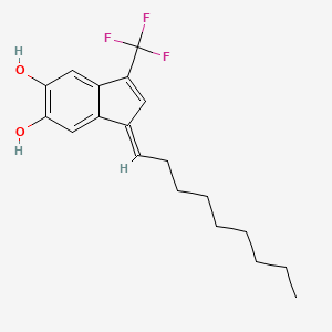 molecular formula C19H23F3O2 B2549107 (E/Z)-E64FC26 CAS No. 2285446-67-3