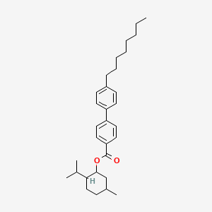 molecular formula C31H44O2 B2549149 2-Isopropyl-5-methylcyclohexyl 4'-octyl-[1,1'-biphenyl]-4-carboxylate CAS No. 346707-41-3