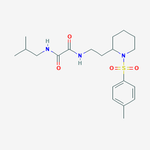 N1-isobutyl-N2-(2-(1-tosylpiperidin-2-yl)ethyl)oxalamide