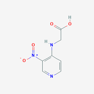 molecular formula C7H7N3O4 B2549184 2-[(3-Nitro-4-pyridyl)amino]acetic acid CAS No. 890092-66-7