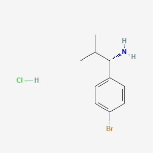 (S)-1-(4-Bromophenyl)-2-methylpropan-1-amine hydrochloride