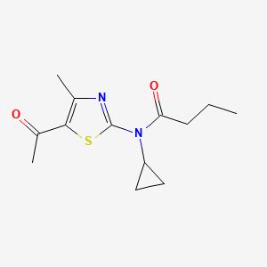 N-(5-Acetyl-4-methylthiazol-2-yl)-N-cyclopropylbutyramide