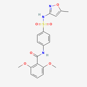 2,6-dimethoxy-N-(4-(N-(5-methylisoxazol-3-yl)sulfamoyl)phenyl)benzamide