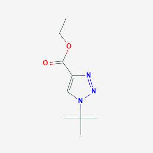 Ethyl 1-(tert-butyl)-1H-1,2,3-triazole-4-carboxylate