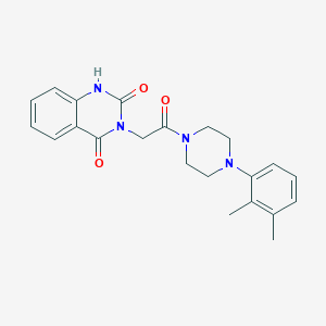 3-{2-[4-(2,3-dimethylphenyl)piperazino]-2-oxoethyl}-2,4(1H,3H)-quinazolinedione