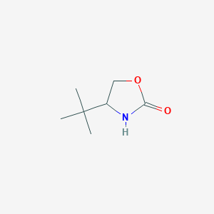 molecular formula C7H13NO2 B2549321 4-Tert-butyl-1,3-oxazolidin-2-one CAS No. 134668-36-3; 142618-93-7