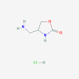 4-(Aminomethyl)-1,3-oxazolidin-2-one hydrochloride