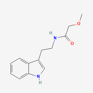 molecular formula C13H16N2O2 B2549334 N-[2-(1H-indol-3-yl)ethyl]-2-methoxyacetamide CAS No. 170930-46-8