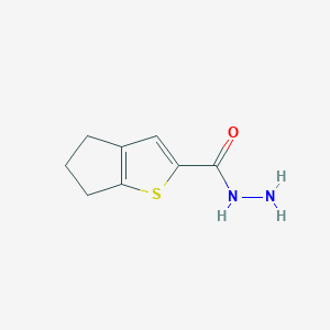 molecular formula C8H10N2OS B2549338 5,6-二氢-4H-环戊[b]噻吩-2-甲酰肼 CAS No. 750599-01-0