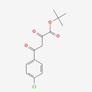 molecular formula C14H15ClO4 B2549340 Tert-butyl 4-(4-chlorophenyl)-2,4-dioxobutanoate CAS No. 2108724-95-2