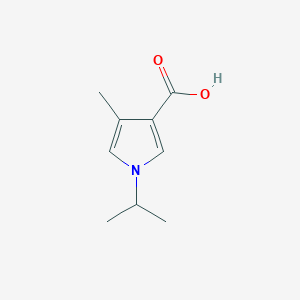 molecular formula C9H13NO2 B2549397 1-Isopropyl-4-methyl-1H-pyrrole-3-carboxylic acid CAS No. 1330751-63-7