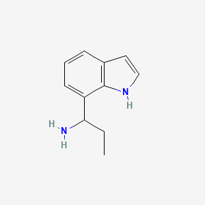1-(1H-Indol-7-yl)propan-1-amine